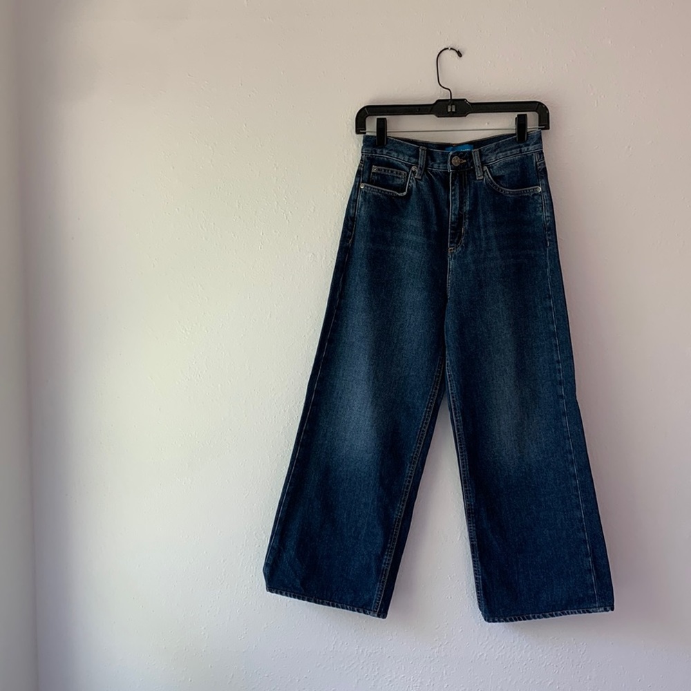 M.i.h. Jeans Caron Jean Cropped Wide 25 EUC - Picture 3 of 16